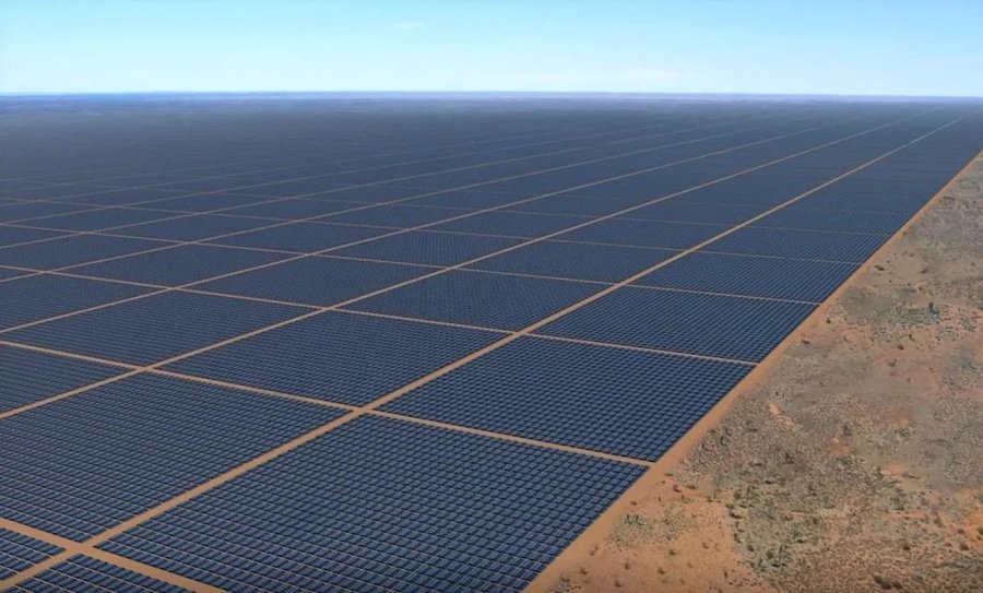 Maior projeto de Energia Solar do mundo será construído na Austrália.